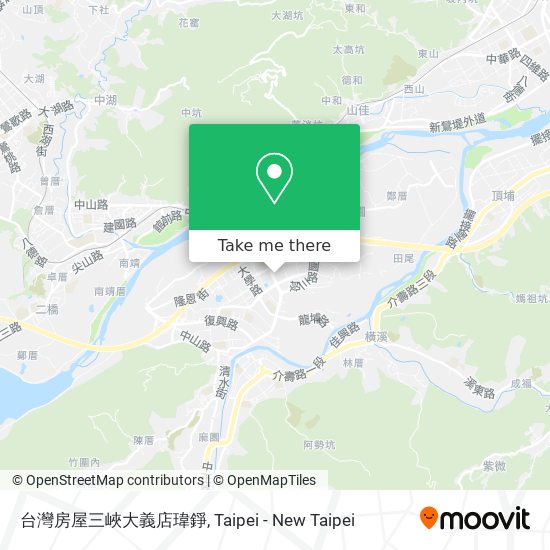 台灣房屋三峽大義店瑋錚 map