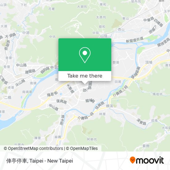 俥亭停車 map