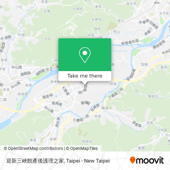 迎新三峽館產後護理之家地圖