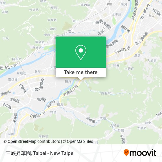 三峽昇華園 map