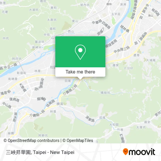 三峽昇華園地圖