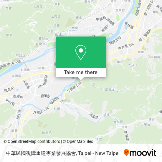 中華民國視障重建專業發展協會 map