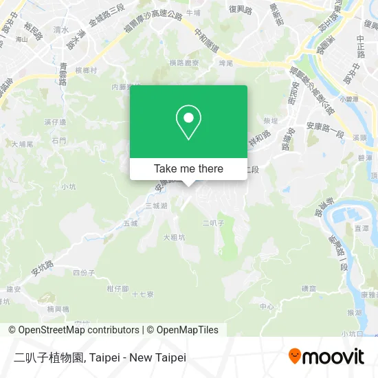二叭子植物園地圖