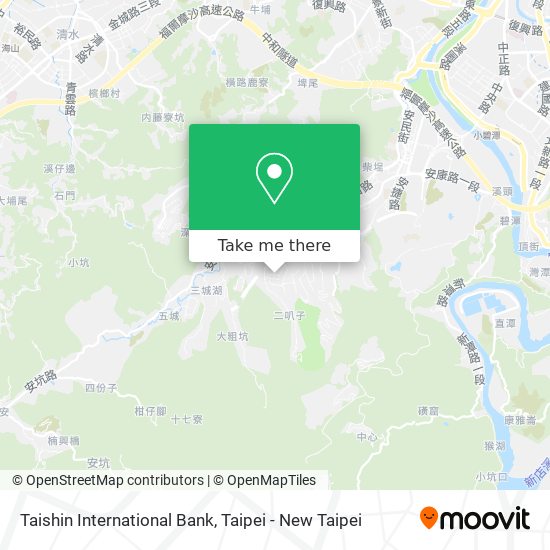 Taishin International Bank map