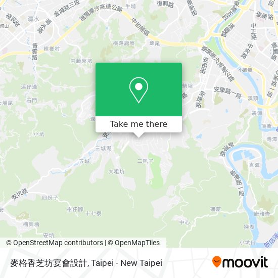 麥格香芝坊宴會設計 map