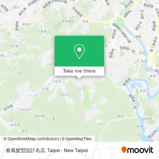 春風髮型設計名店 map