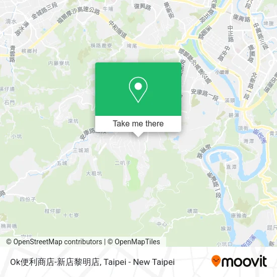 Ok便利商店-新店黎明店地圖