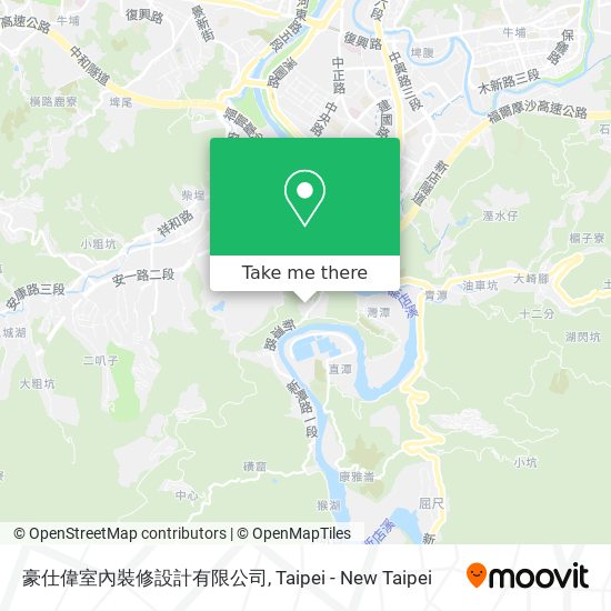 豪仕偉室內裝修設計有限公司 map