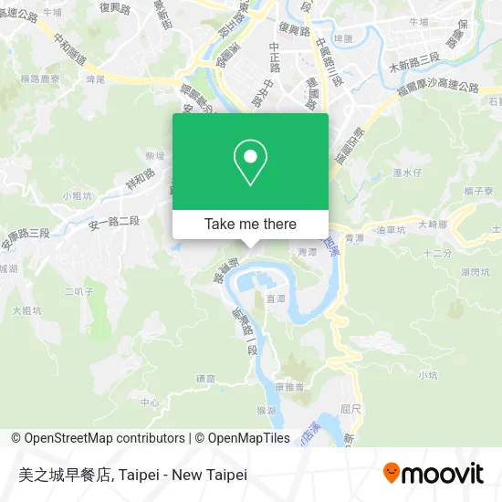美之城早餐店地圖