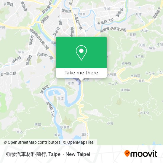 強發汽車材料商行 map