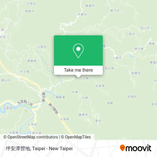 坪安潭營地地圖