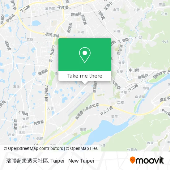 瑞聯超級透天社區 map
