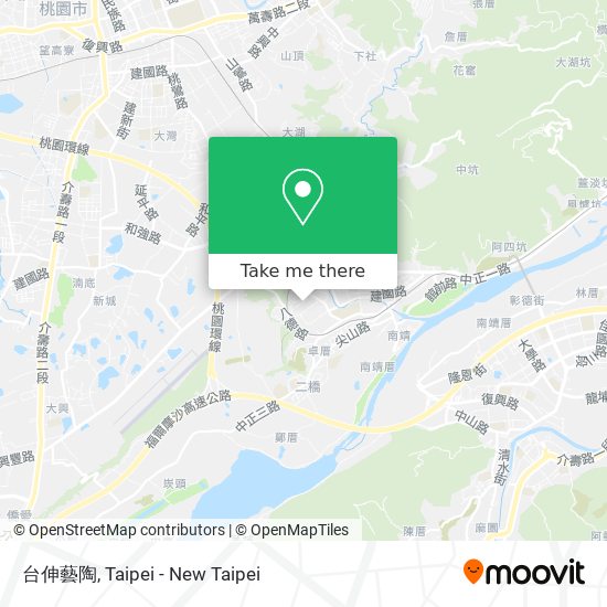 台伸藝陶地圖