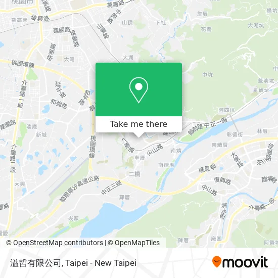 溢哲有限公司 map