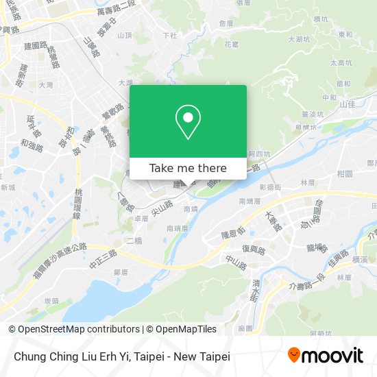 Chung Ching Liu Erh Yi map