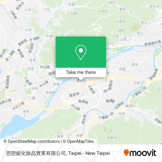 思戀妮化妝品實業有限公司 map