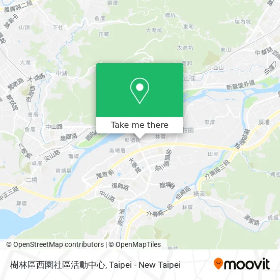 樹林區西園社區活動中心 map