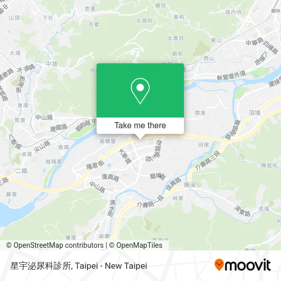 星宇泌尿科診所 map