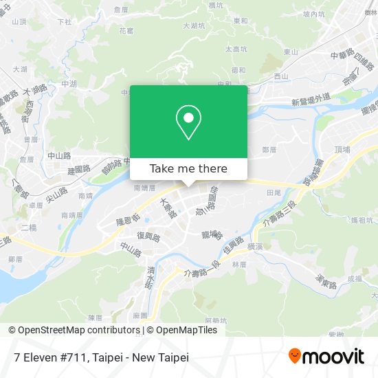 7 Eleven #711 map