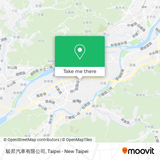 駿昇汽車有限公司地圖