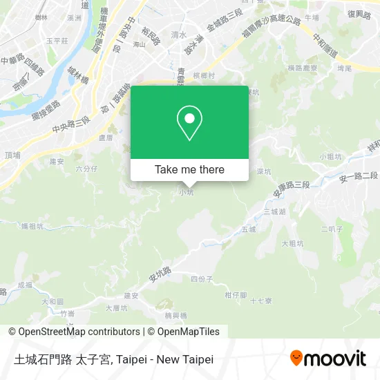土城石門路 太子宮地圖