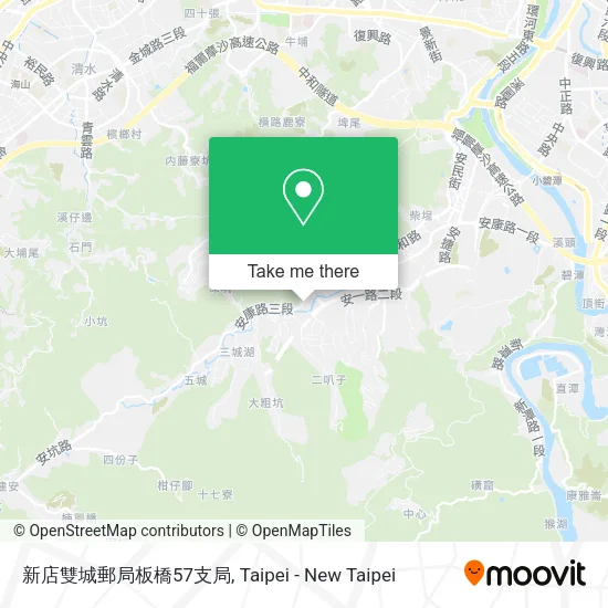 新店雙城郵局板橋57支局 map