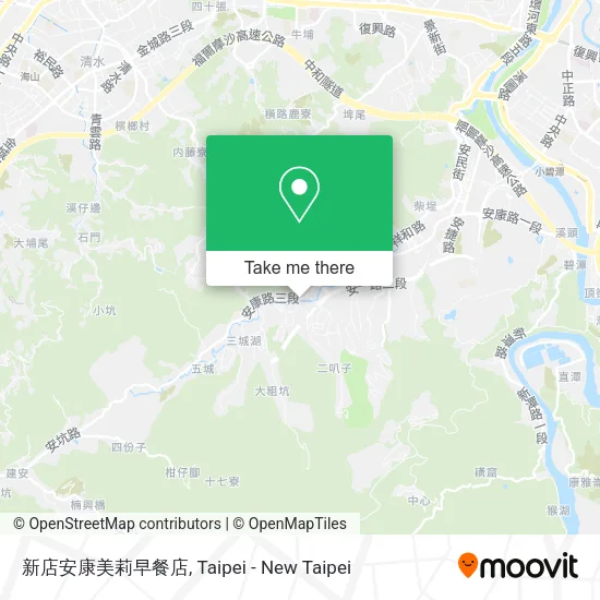 新店安康美莉早餐店 map