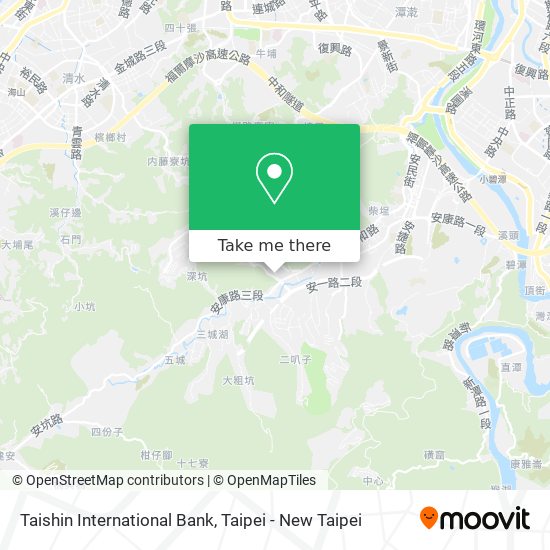 Taishin International Bank map