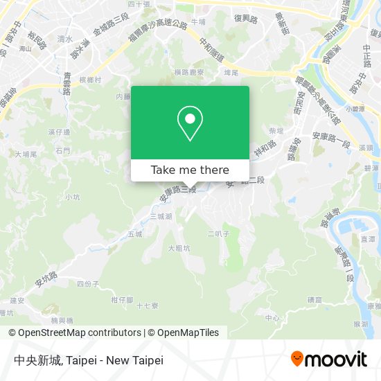 中央新城 map