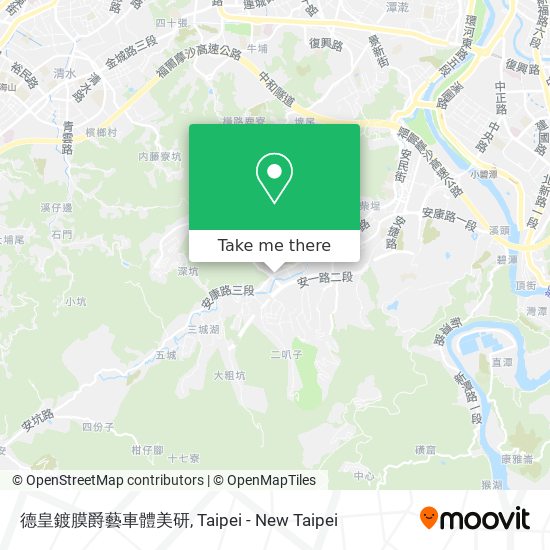 德皇鍍膜爵藝車體美研地圖