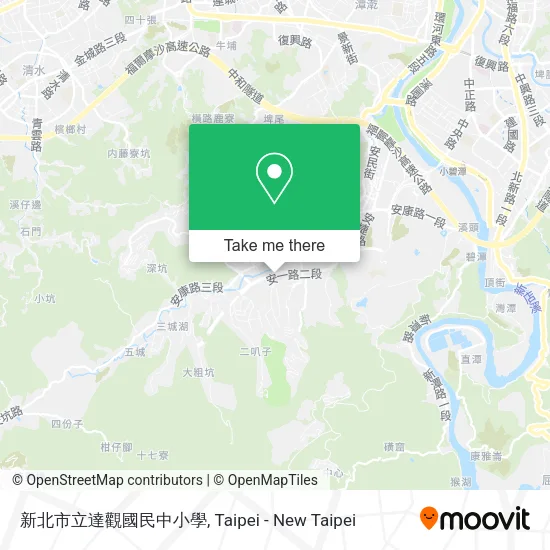 新北市立達觀國民中小學 map