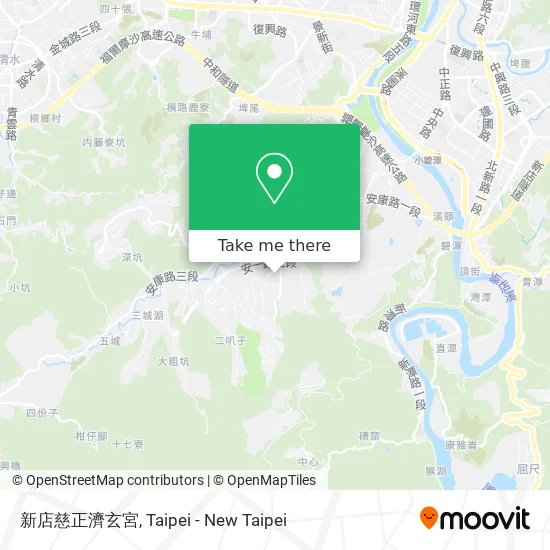 新店慈正濟玄宮 map