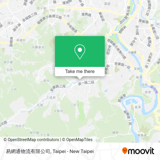 易網通物流有限公司地圖