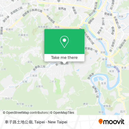 車子路土地公廟 map