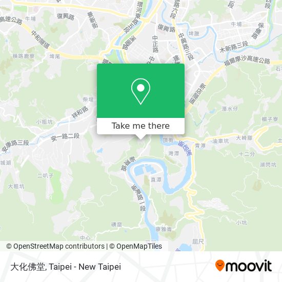 大化佛堂 map