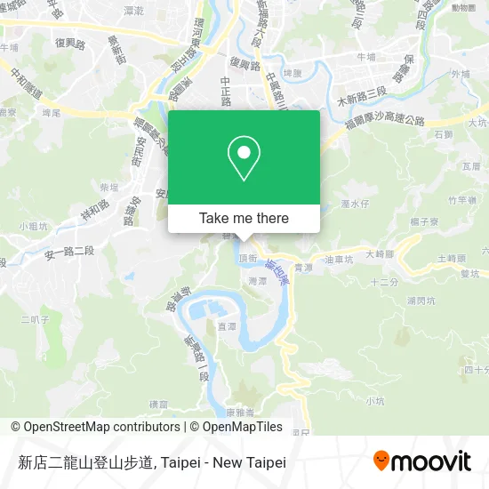 新店二龍山登山步道 map
