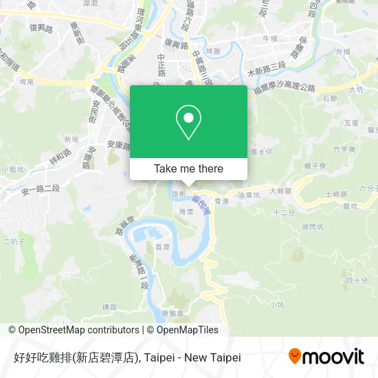 好好吃雞排(新店碧潭店)地圖