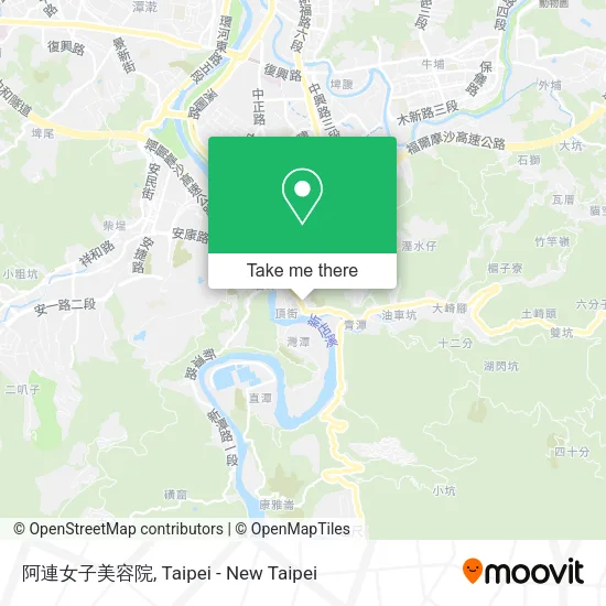 阿連女子美容院 map