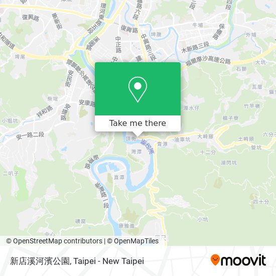 新店溪河濱公園 map