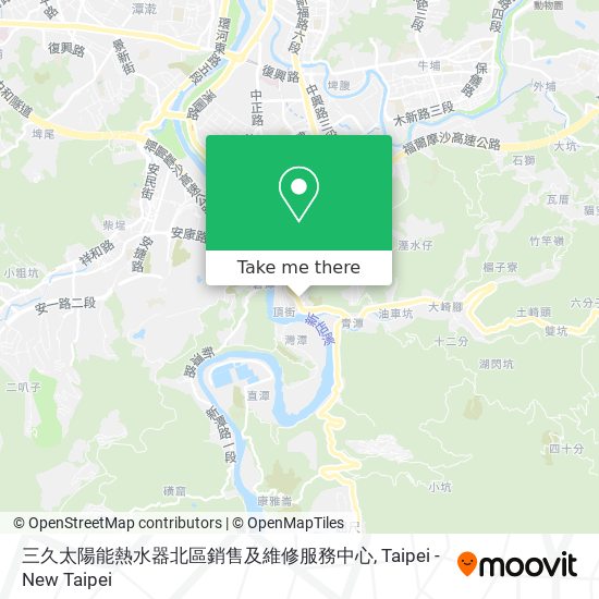 三久太陽能熱水器北區銷售及維修服務中心地圖