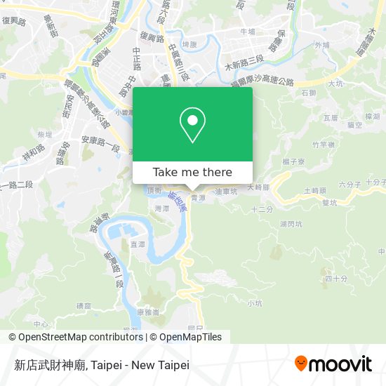 新店武財神廟 map
