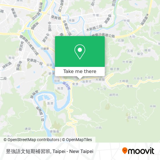 昱強語文短期補習班 map