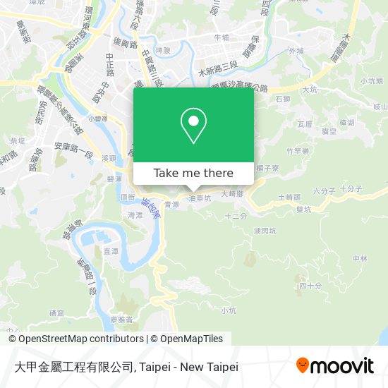 大甲金屬工程有限公司地圖