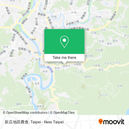 新店地區農會地圖