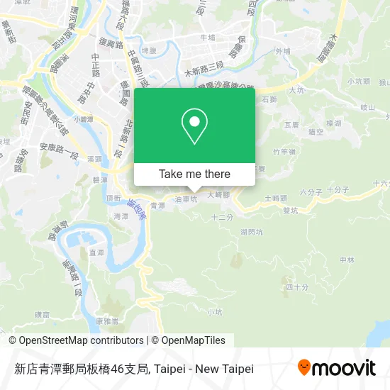新店青潭郵局板橋46支局 map