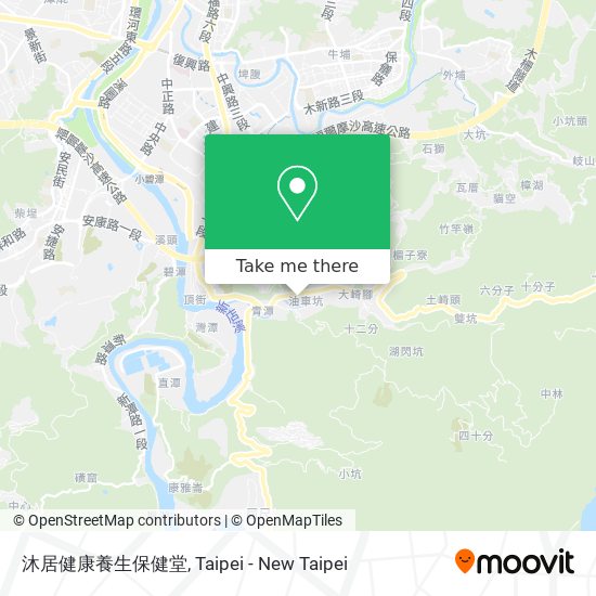 沐居健康養生保健堂地圖