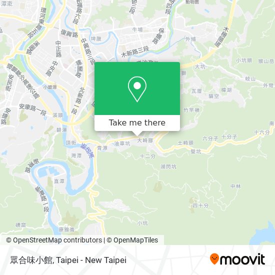 眾合味小館 map