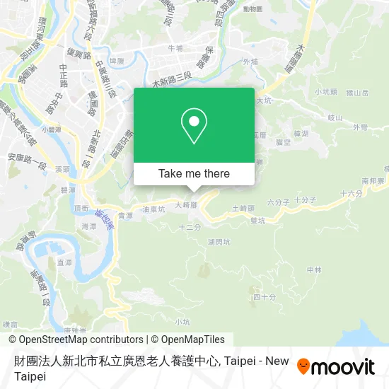 財團法人新北市私立廣恩老人養護中心地圖