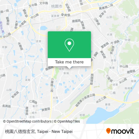 桃園八德指玄宮 map