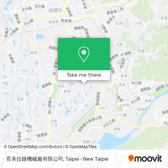 育美拉鏈機械廠有限公司地圖